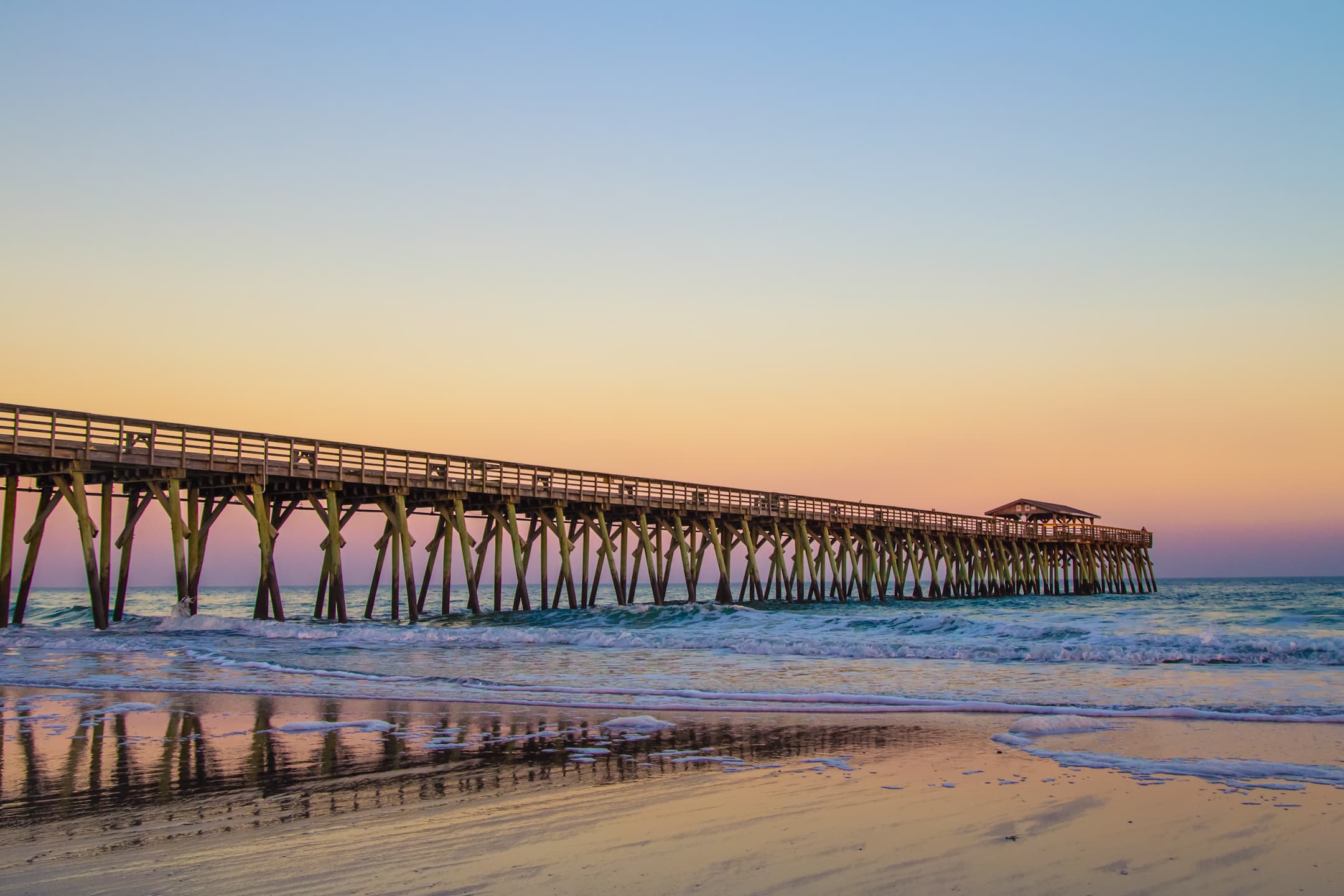 Pier overlooking water